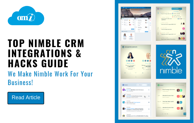 Nimble Social CRM Tips & Integrations for Your Business