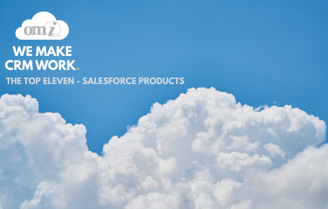 Top Eleven Salesforce Products By OMI